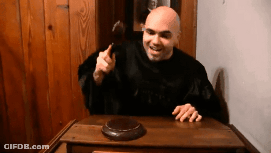 Bald Guy Hitting Gavel GIF