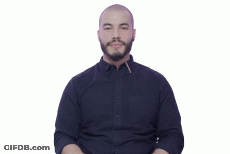 Bald Guy Itchy Head GIF