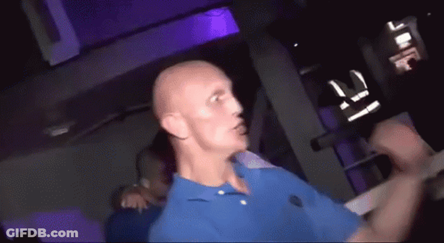 Bald Guy Russian Dance GIF
