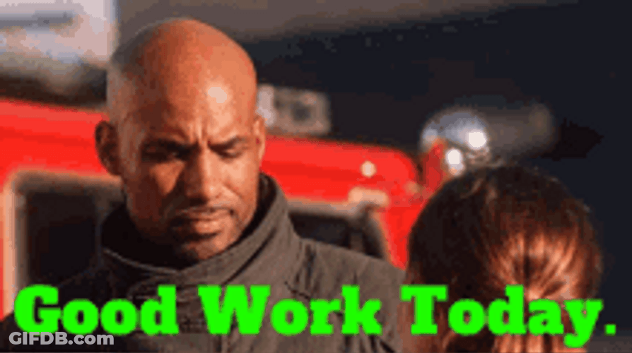 Bald Guy Serious Great Work GIF