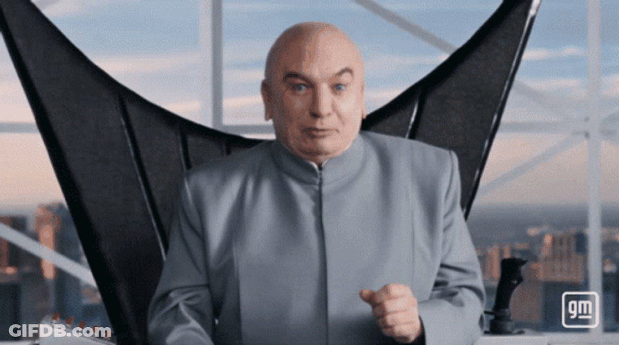 Bald Head Dr Evil One Million Dollars GIF