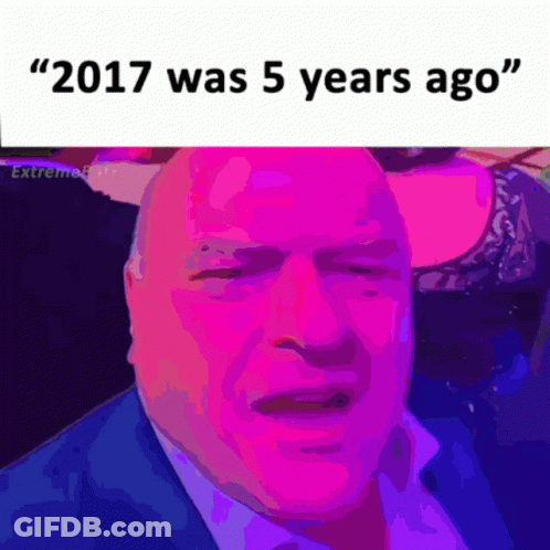 Bald Man 2017 Was 5 Years Ago GIF
