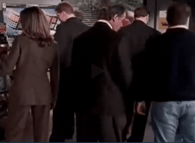 Bald Man And Bill Hader Dance GIF