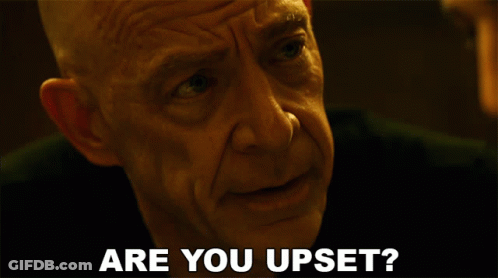 Bald Man Are You Upset GIF