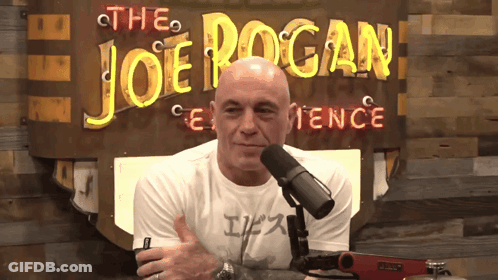 Bald Man At Microphone Joe Rogan Experience GIF