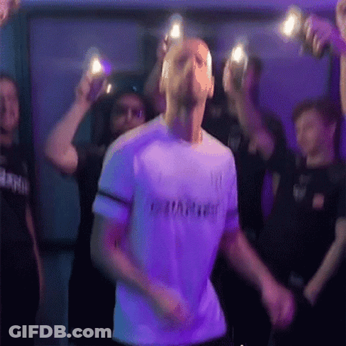 Bald Man Bring It Around Town Dance Moves GIF