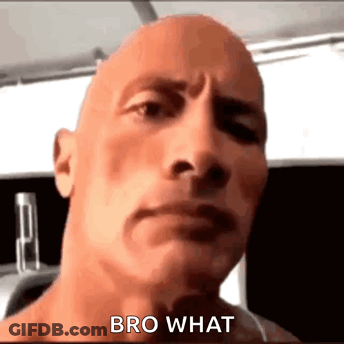 Bald Man Bro What GIF