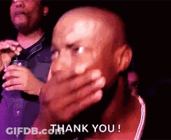 Bald Man Covering Mouth GIF