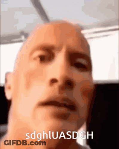Bald Man Face Saying Sdghluasdgh GIF