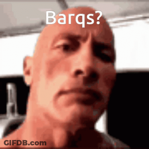 Bald Man Face With Barqs GIF