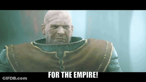 Bald Man For The Empire GIF