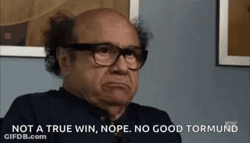 Bald Man Glasses Saying Not A True Win GIF