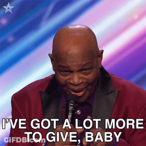 Bald Man I've Got More To Give Baby GIF
