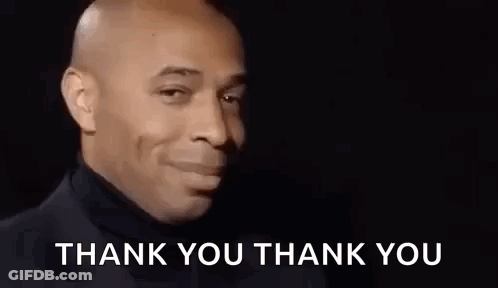Bald Man In Black Suit Saying Thank You Thank You GIF