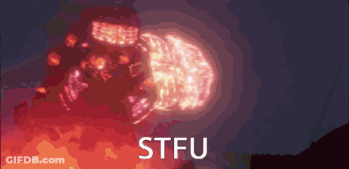 Bald Man In Glasses And Red Shirt Sitting On Couch GIF