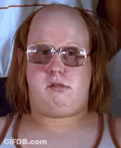 Bald Man In Glasses And Tank Top GIF