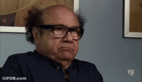 Bald Man In Glasses Blue Shirt By FX Logo GIF