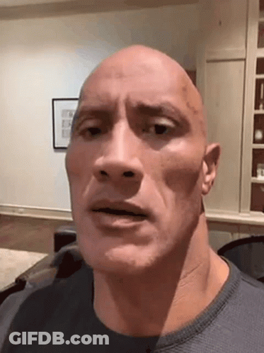 Bald Man In Gray Shirt Funny Face GIF