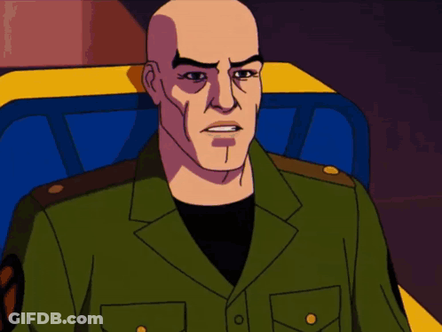 Bald Man In Green Uniform Sitting GIF