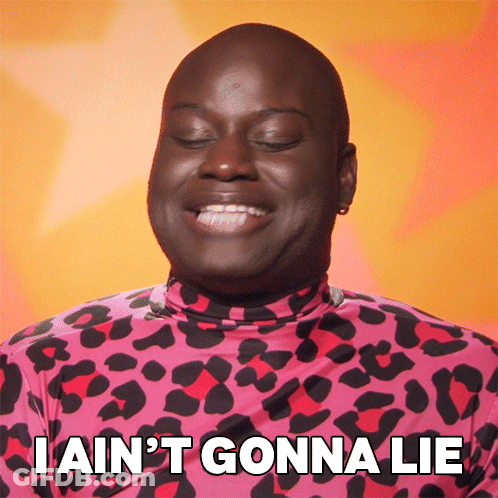 Bald Man In Pink Leopard Shirt Saying I Aint Gonna Lie GIF
