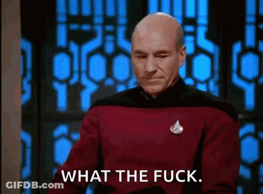 Bald Man In Red Sweater Saying What The Fuck GIF