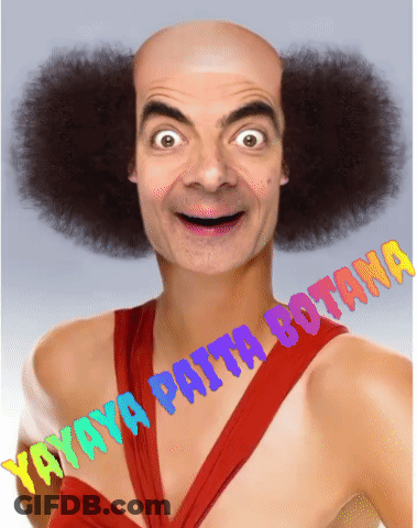 Bald Man In Red Top Saying Yayaya Patta Botaha GIF