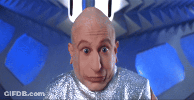 Bald Man In Silver Making Face GIF