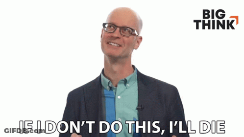 Bald Man In Suit And Glasses Says If I Don't Do This I'll Die GIF