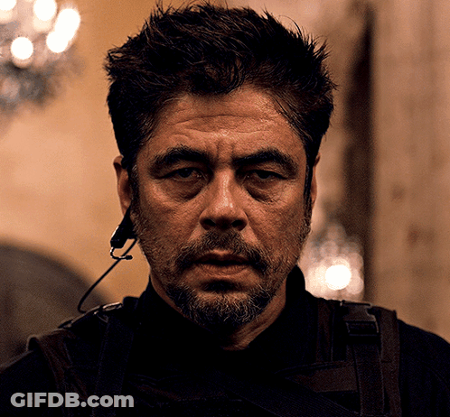 Bald Man In Suit And Tie Dark Room GIF