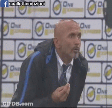 Bald Man In Suit And Tie Saying One GIF