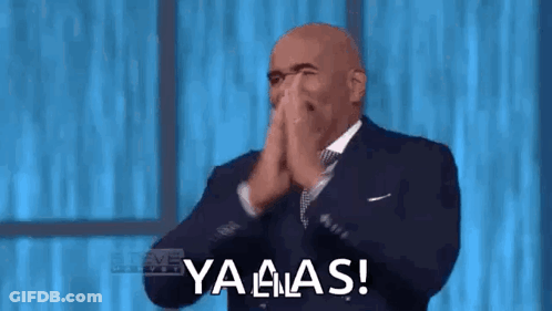 Bald Man In Suit Clapping Yaas GIF