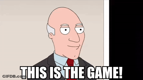 Bald Man In Suit Saying This Is The Game GIF