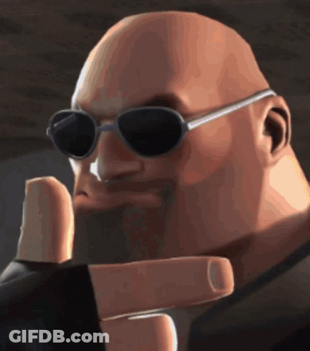 Bald Man In Sunglasses Making A Face GIF