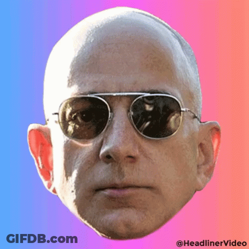 Bald Man In Sunglasses Saying Headlinervideo GIF