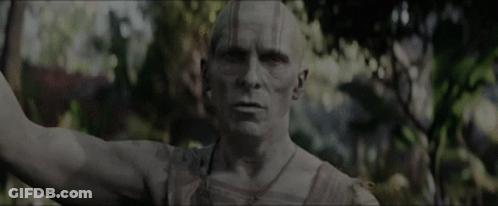 Bald Man In Woods Saying All Gods Will Die GIF