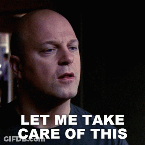 Bald Man Let Me Take Care Of This GIF