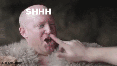 Bald Man Licked By Woman's Finger GIF