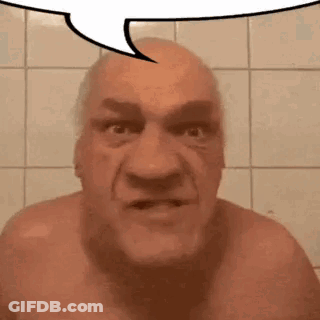 Bald Man Making Funny Face GIF