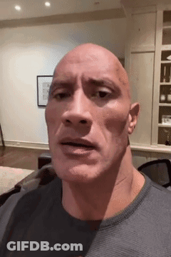 Bald Man Making Funny Face GIF
