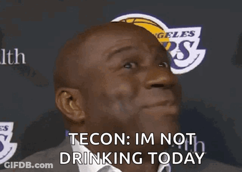 Bald Man Saying Im Not Drinking Today GIF