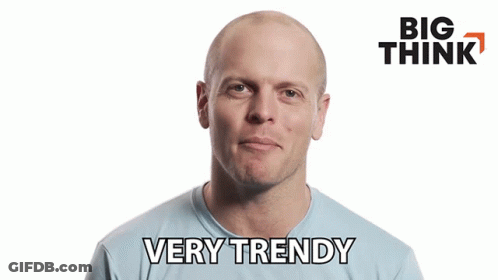 Bald Man Saying Very Trendy GIF