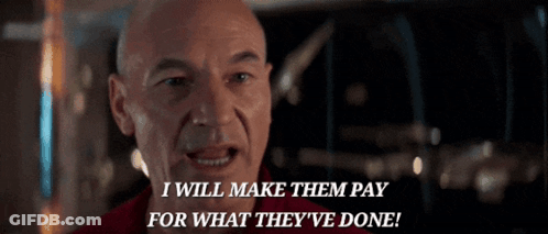 Bald Man Says I Will Make Them Pay For What They've Done GIF