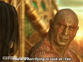 Bald Man Says You Are Horrifying To Look At Yes GIF