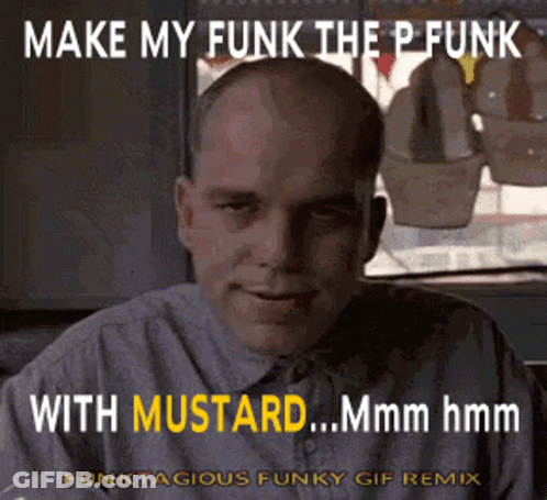 Bald Man Smiling Make My Funk The P-Funk With Mustard GIF