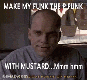 Bald Man Smiling Make My Funk The P Funk With Mustard Mmmm Hmm GIF