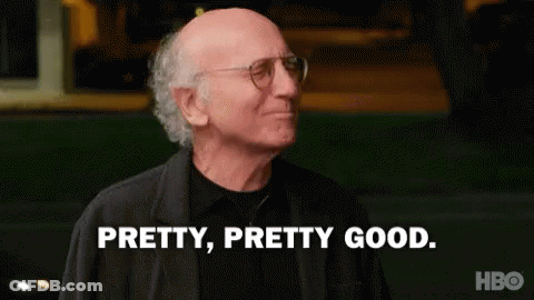 Bald Man Smiling Pretty Pretty Good GIF