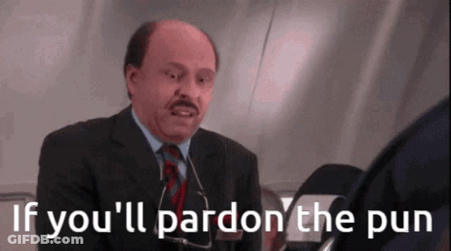 Bald Man Suit Tie If You'll Pardon The Pun GIF