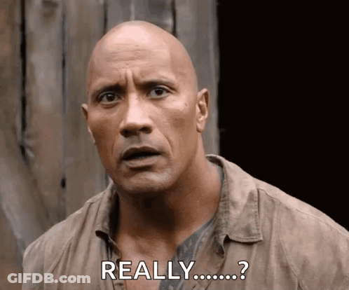 Bald Man Surprised Saying Really GIF