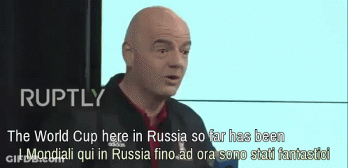 Bald Man Talking About World Cup Russia GIF
