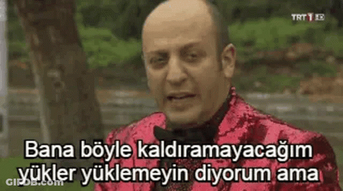 Bald Man Talking Pink Suit Bow Tie GIF